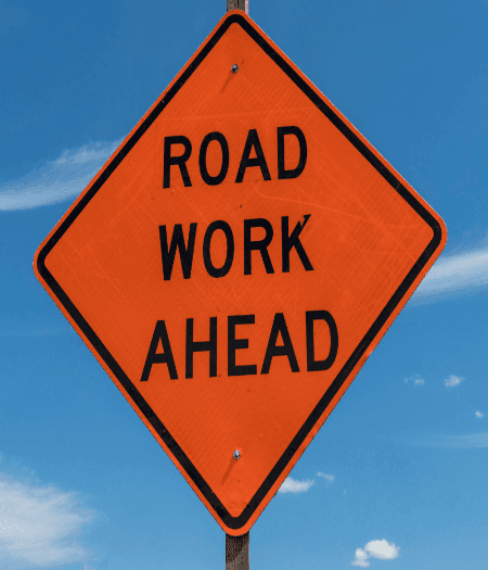 Road Work Ahead