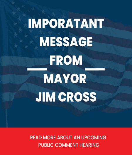 Message from Mayor Cross